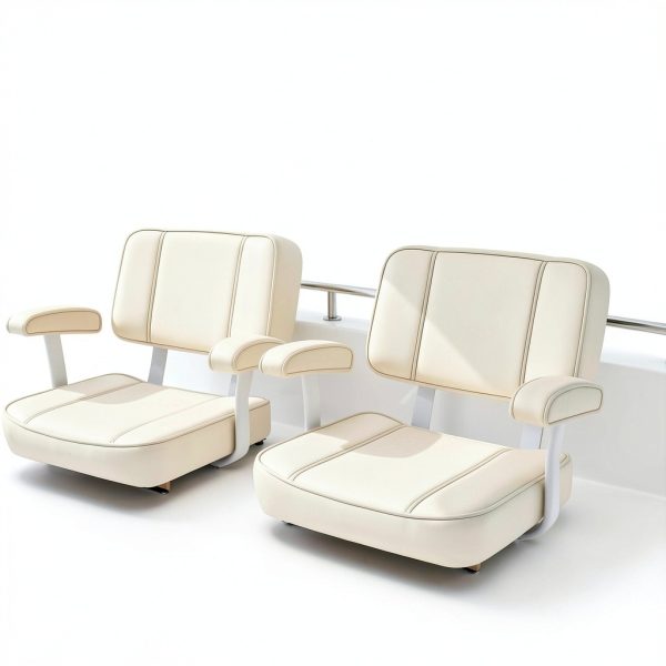 TeBaisea Double Boat Folding Seat Microfiber Leather-6