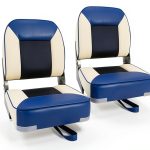 Skureay Boat Seat Blue White Universal Fit-0