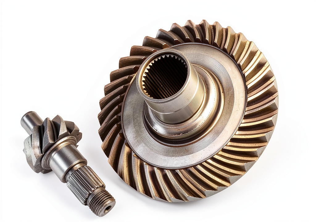 Installing MOTO1988 Chrome Ring Gear for Honda FourTrax 300 on a wooden workbench